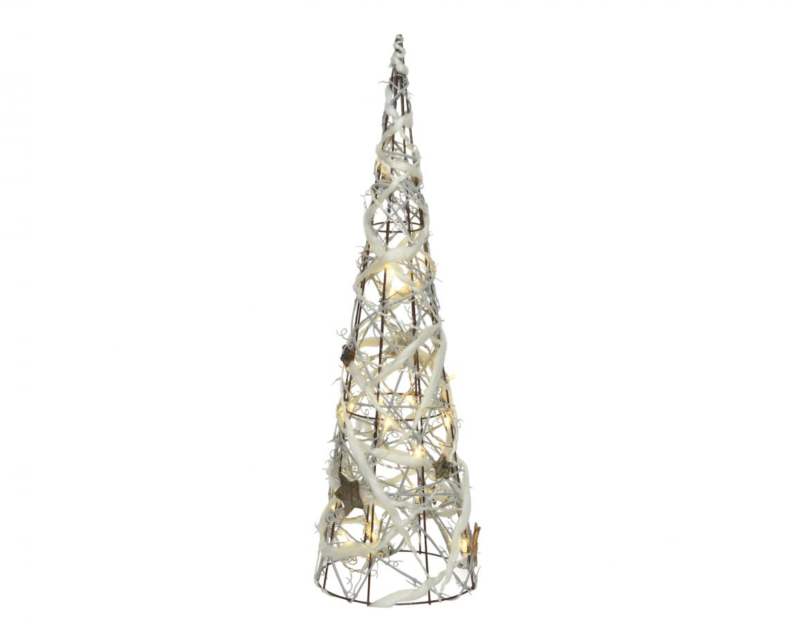 WIRE CONE 60CM, 30 WARM WHITE LED LIGHTCHAIN WITH 10CM BULB DISTANCE. COLOUR CHAMPAGNE GOLD GLITTERING. 50CM EXTENSION WIRE, 2AA TRANSPARANT BATTERY BOX (BATTERIES NOT INCLUDED), WITH 6 HOUR TIMER FUNCTION. EACH PIECE PACKED IN PP BAG, WITH COLOUR HANGTAG/ 115X115X600MM, OPP BAG WITH HANGTAG - photo 13