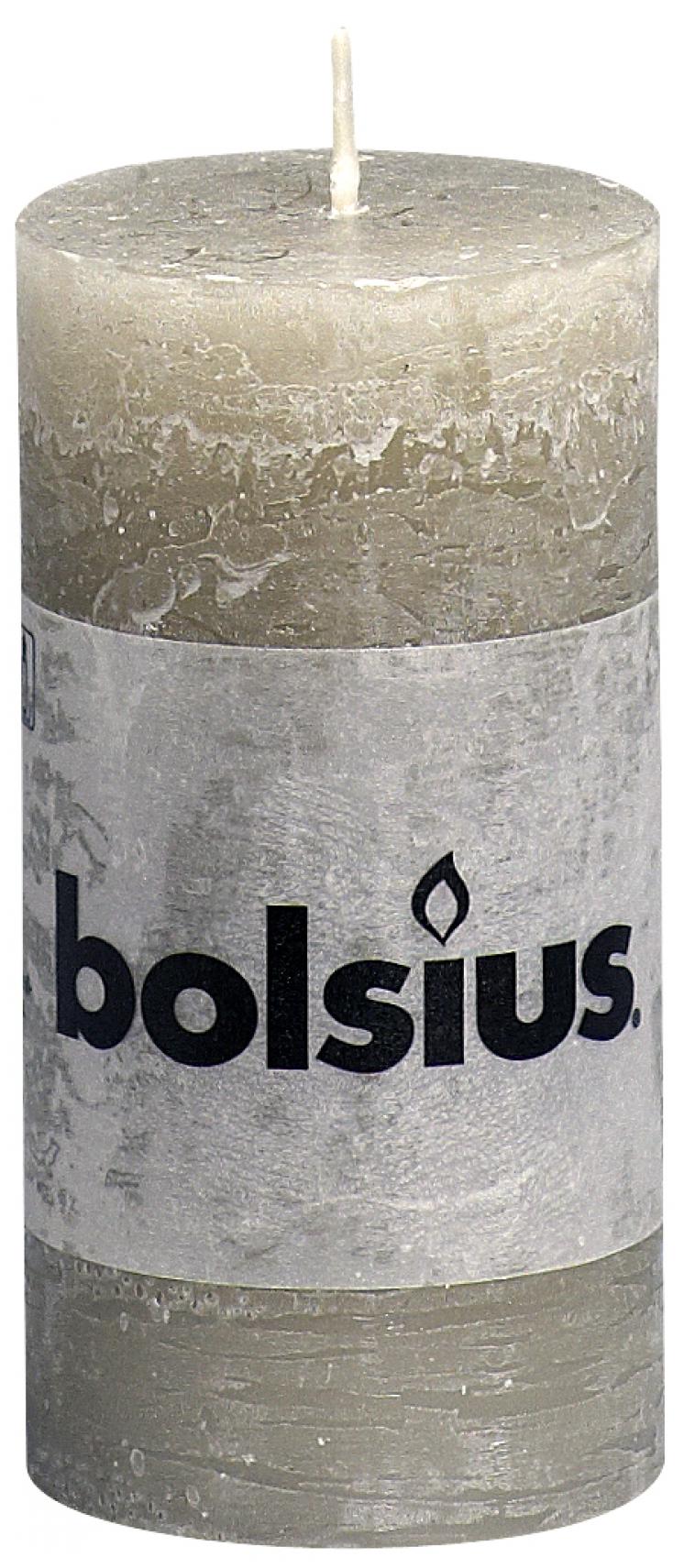Bougie cylindre rustique Fading métallique champagne 80/68 - photo 9