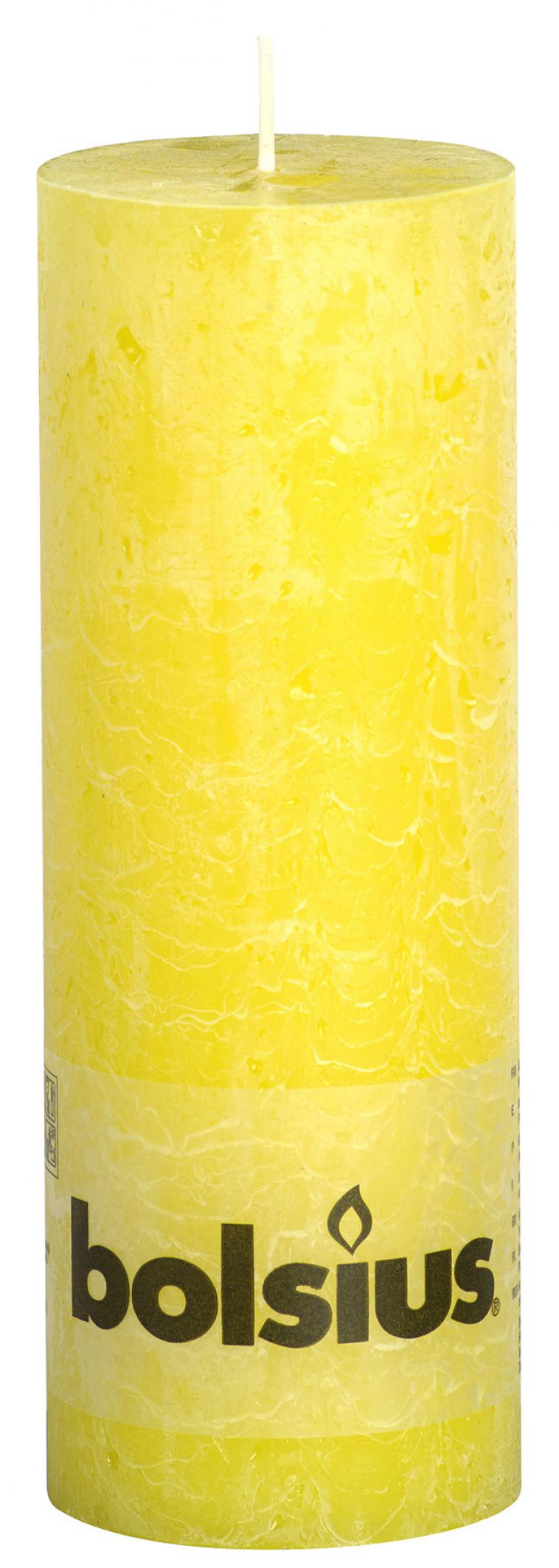 Bougie cylindre rustique Fading métallique champagne 130/68 - photo 7