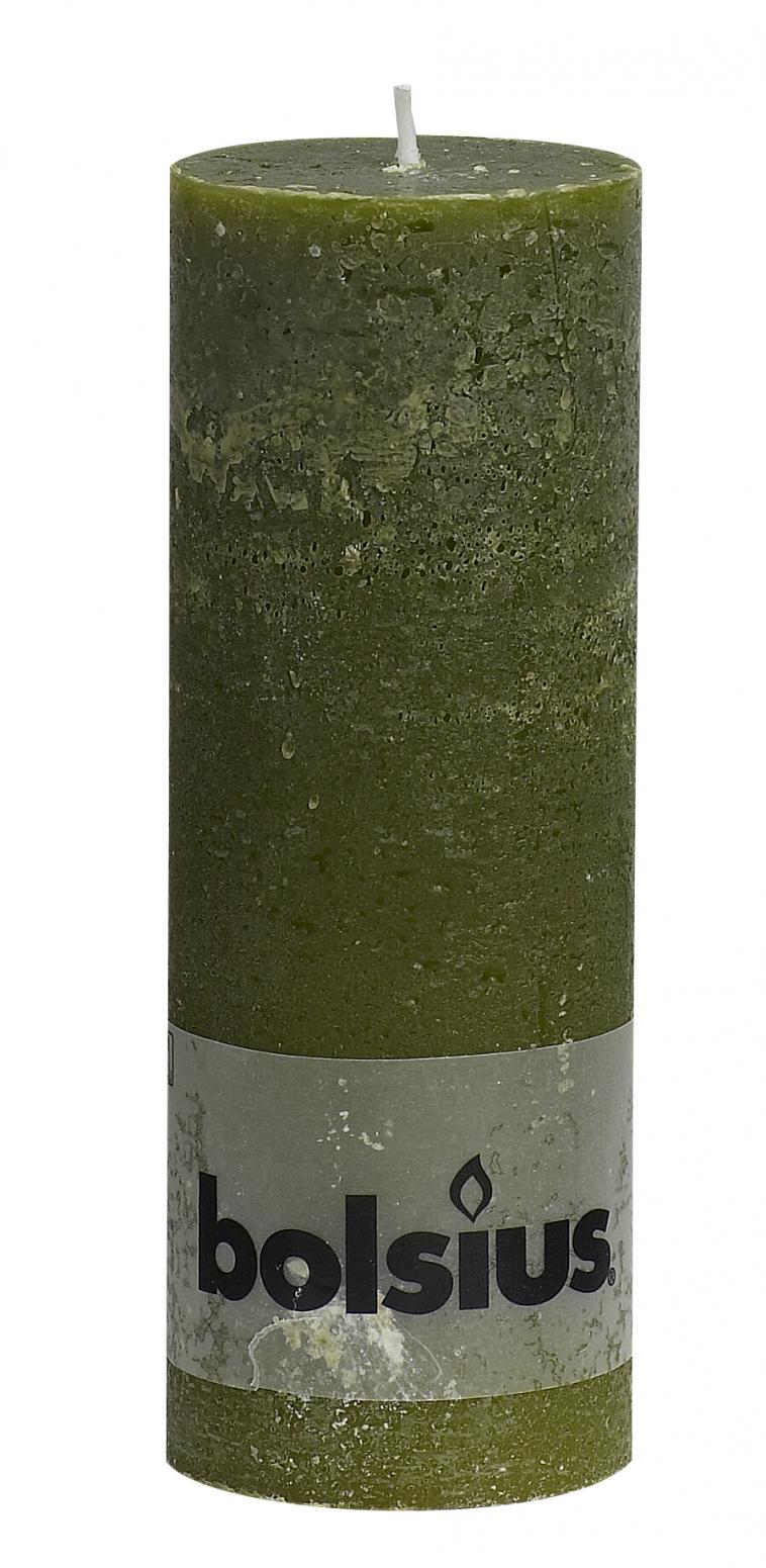 Bougie cylindre rustique Fading métallique or 80/68 - photo 56