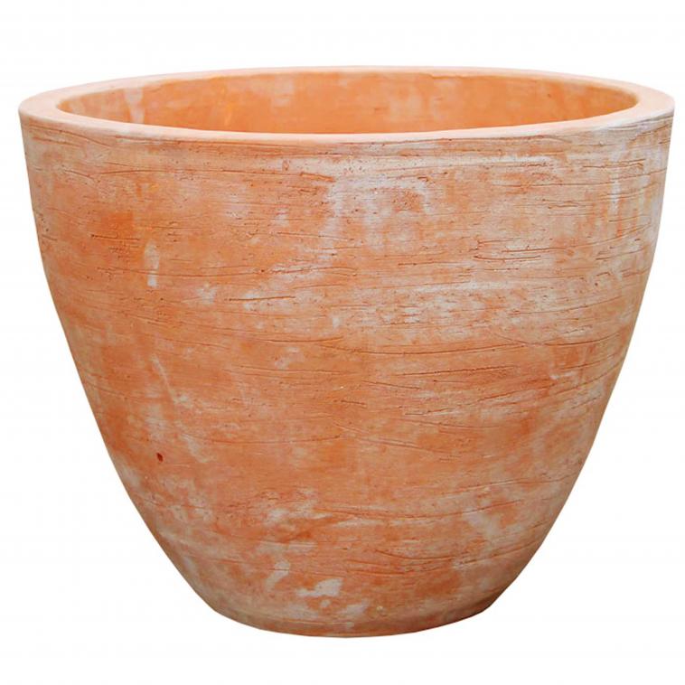 Pot rond conique en terre cuite orange - Immergrun / Garden Center Eshop - photo 13